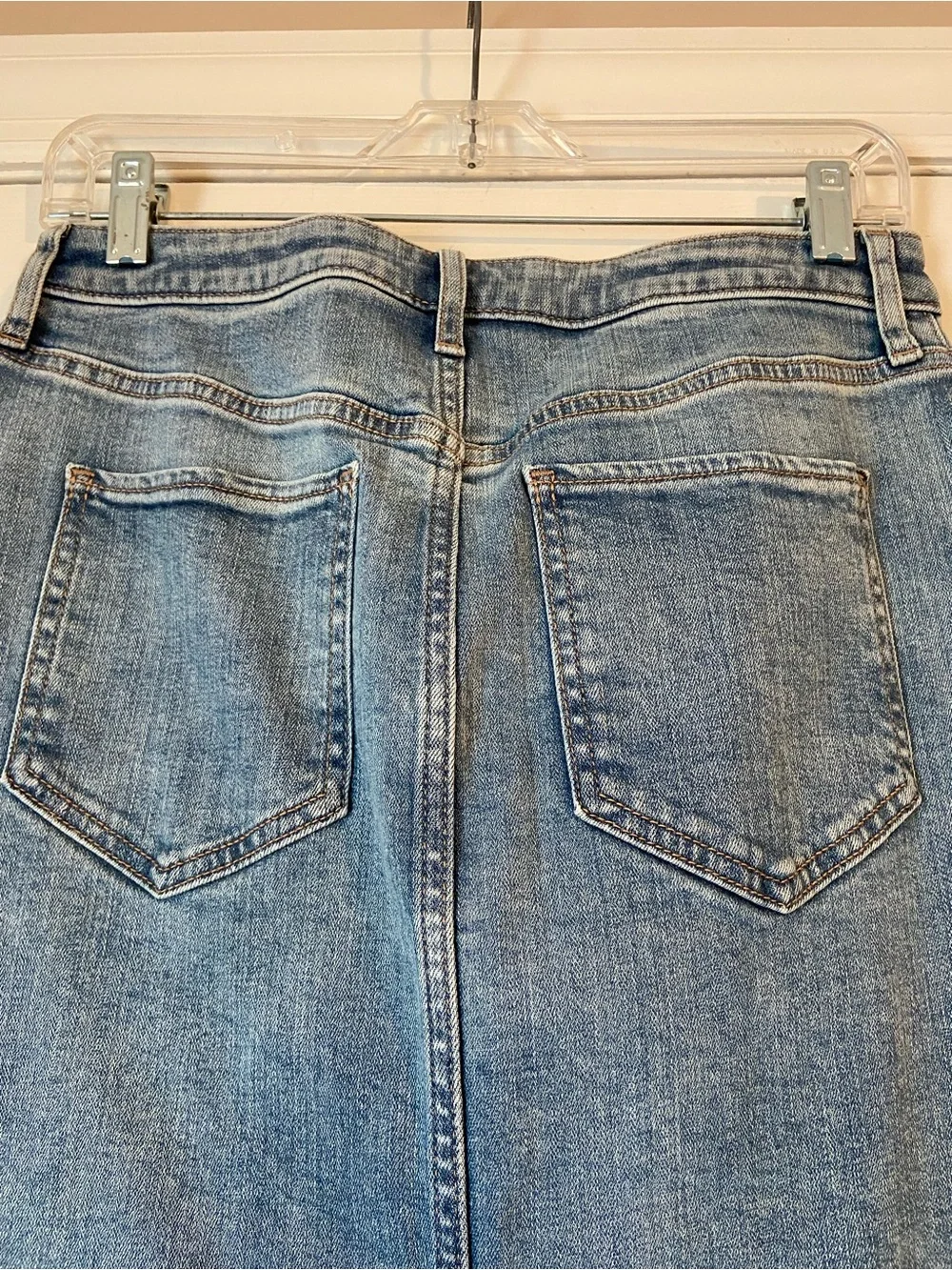 Venus Women's Denim/Jean Skirt with Front Slit